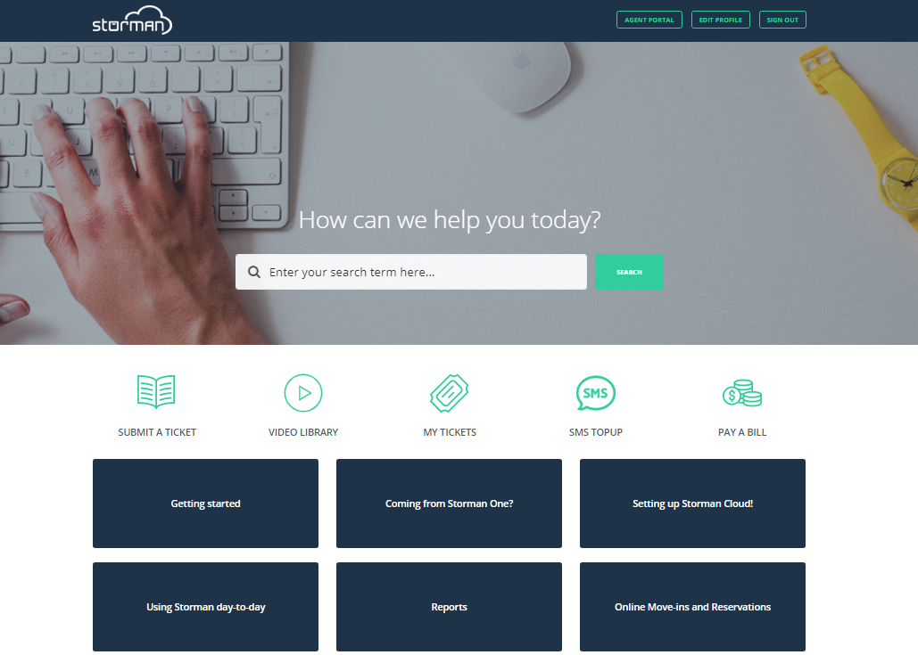 support portal and knowledge base launched